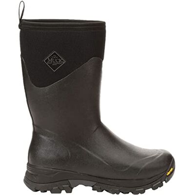 Muck Boots herr Arctic Ice Mid Agat gummistövlar, svart, 43 EU Muck Boots herr Arctic Ice Mid Agat gummistövlar, svart, 43 EU