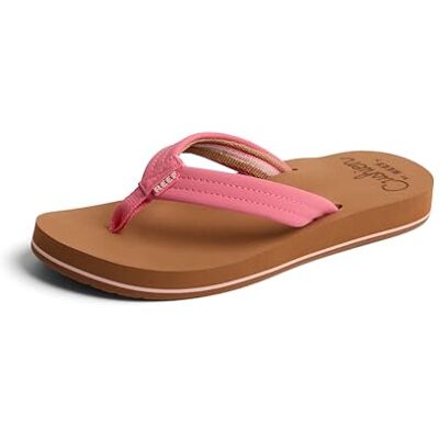 REEF Cushion Breeze Flip Flop, Ultra Soft Kudde Fotbädd, Arch Support, Jordgubbe rosa, 35 EU REEF Cushion Breeze Flip Flop, Ultra Soft Kudde Fotbädd, Arch Support, Jordgubbe rosa, 35 EU