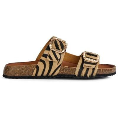 Geox Damer D New BRIONIA B C platt sandal, LT sand/svart, 37 EU, Lt Sand Black, 37 EU Geox Damer D New BRIONIA B C platt sandal, LT sand/svart, 37 EU, Lt Sand Black, 37 EU