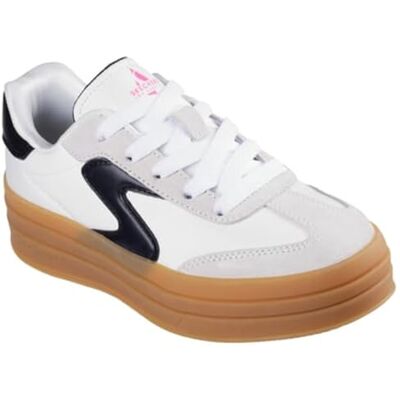 Skechers Flicka Zinger Lift Sneaker, Vitt, 2.5 UK Child Skechers Flicka Zinger Lift Sneaker, Vitt, 2.5 UK Child