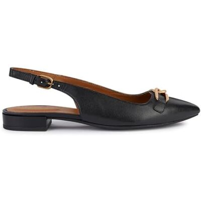 Geox Charyssa Ballet Flat Dam, svart, 38 EU Geox Charyssa Ballet Flat Dam, svart, 38 EU