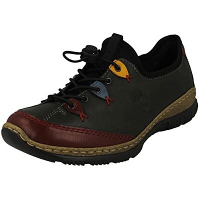 Rieker dam N3271 sneakers, Grön multi, 38 EU Rieker dam N3271 sneakers, Grön multi, 38 EU
