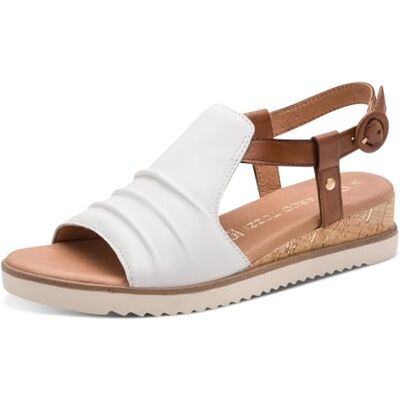 MARCO TOZZI Sandal 2-28706-46, dam, kam vit, 38 EU MARCO TOZZI Sandal 2-28706-46, dam, kam vit, 38 EU