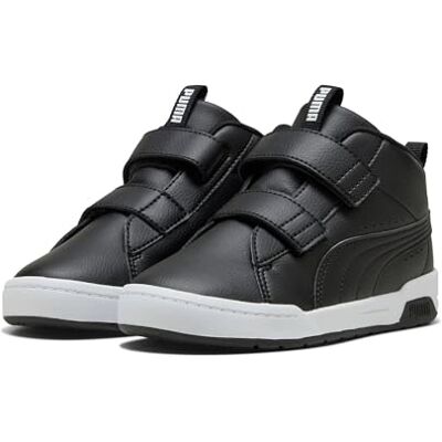 PUMA Unisex barn Multiflex 2 Mid Sl V Ps Sneaker, svart svart, 32 EU PUMA Unisex barn Multiflex 2 Mid Sl V Ps Sneaker, svart svart, 32 EU