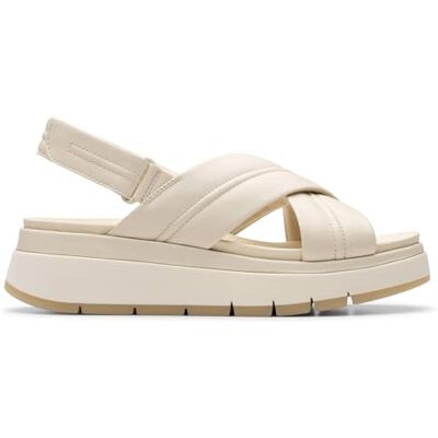 Clarks Tuscan Cross Womens Cream Leather, 3 Clarks Tuscan Cross Womens Cream Leather, 3