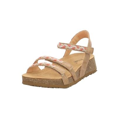 Think! Tänk! Koak Damen Lederfutter Sandal, Linen Estate 4000, 6.5 UK Think! Tänk! Koak Damen Lederfutter Sandal, Linen Estate 4000, 6.5 UK