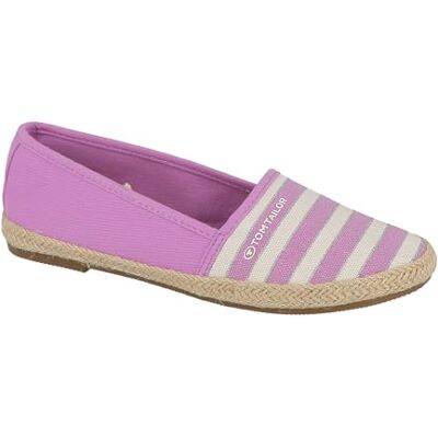 TOM TAILOR Women's 5392001 Loafer Flat, Vit syren, 38 EU TOM TAILOR Women's 5392001 Loafer Flat, Vit syren, 38 EU
