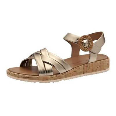Tamaris Dam 1-28129-44 platt sandal, Bronce, 37 EU Tamaris Dam 1-28129-44 platt sandal, Bronce, 37 EU