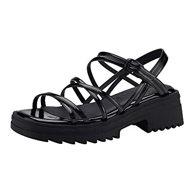 Tamaris Dam 1-1-28703-20 sandaler, svart, 39 EU, svart, 39 EU Tamaris Dam 1-1-28703-20 sandaler, svart, 39 EU, svart, 39 EU