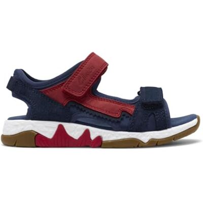 Clarks SpineySpirit K Childrens Navy/Red, 9 Clarks SpineySpirit K Childrens Navy/Red, 9