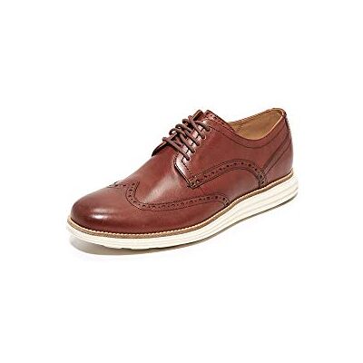 Cole Haan Grand Tour Wingtip Oxford, träningsskor för män, Brun Woodbury elfenben solbränna, 43 EU Cole Haan Grand Tour Wingtip Oxford, träningsskor för män, Brun Woodbury elfenben solbränna, 43 EU