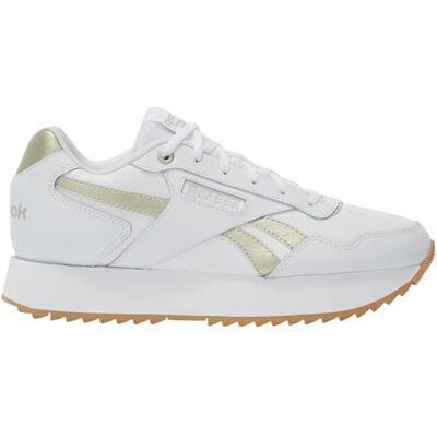 Reebok Glide Ripple Double Sneaker, vit/sand/flint grå metall, 35 EU, Vit sand flint grå metallic, 35 EU Reebok Glide Ripple Double Sneaker, vit/sand/flint grå metall, 35 EU, Vit sand flint grå metallic, 35 EU