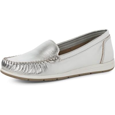 MARCO TOZZI dam 2-24600-42 mockasin, silver, 39 EU, silver, 39 EU MARCO TOZZI dam 2-24600-42 mockasin, silver, 39 EU, silver, 39 EU