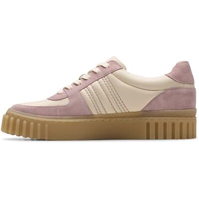 Clarks Mayhill Lace Womens Light Pink Combi, 7 Clarks Mayhill Lace Womens Light Pink Combi, 7