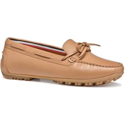 Geox Kosmopolis dam + grepp mockasin, Beige färg, 41 EU Geox Kosmopolis dam + grepp mockasin, Beige färg, 41 EU