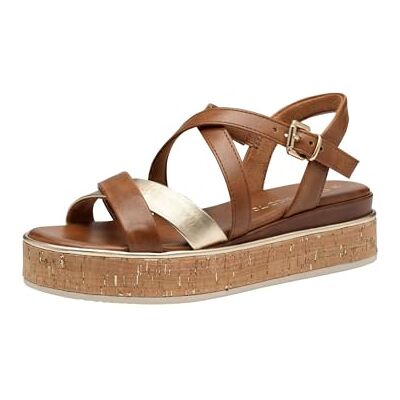 MARCO TOZZI Damer 2–28705-44 sandal, BRUN, 40 EU MARCO TOZZI Damer 2–28705-44 sandal, BRUN, 40 EU