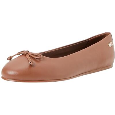 Tommy Hilfiger Kvinnors eleganta väsentliga chica balettpumpar, Brun brun mocka, 37 EU Tommy Hilfiger Kvinnors eleganta väsentliga chica balettpumpar, Brun brun mocka, 37 EU