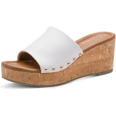 MARCO TOZZI Pantolette 2-27208-46, tofflor, dam, vit, 41 EU MARCO TOZZI Pantolette 2-27208-46, tofflor, dam, vit, 41 EU