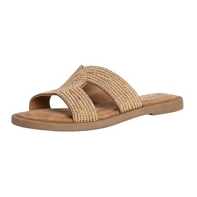 Tamaris pantolett dam elegant, Koppar glam, 36 EU Tamaris pantolett dam elegant, Koppar glam, 36 EU