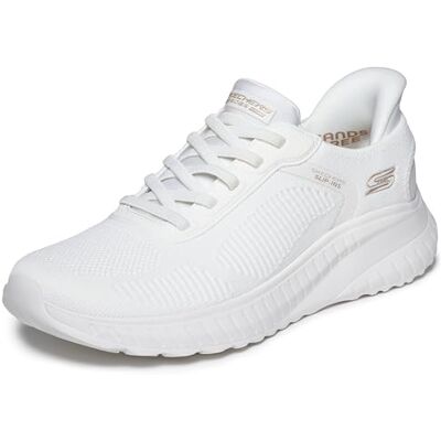 Skechers dam BOBS Squad Chaos Current Muse sneakers, vit, 5.5 UK, Vitt, 5.5 UK Wide Skechers dam BOBS Squad Chaos Current Muse sneakers, vit, 5.5 UK, Vitt, 5.5 UK Wide