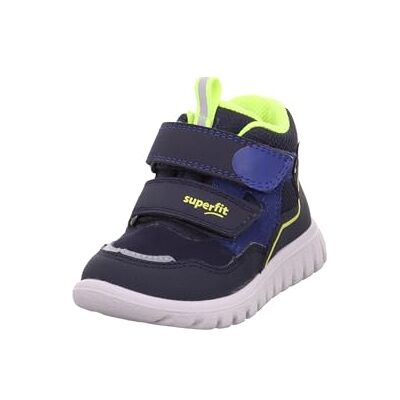 Superfit Baby pojkar SPORT7 minisneakers, blå/gul 8000, 20 EU Superfit Baby pojkar SPORT7 minisneakers, blå/gul 8000, 20 EU