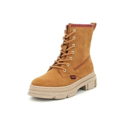 Kickers Goji flicka känga, Camel Rouge, 33 EU Kickers Goji flicka känga, Camel Rouge, 33 EU