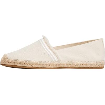 Tommy Hilfiger Dam Frans Canvas Stängd Espadrille Fw0fw08881, Beige muslin, 36 EU Tommy Hilfiger Dam Frans Canvas Stängd Espadrille Fw0fw08881, Beige muslin, 36 EU