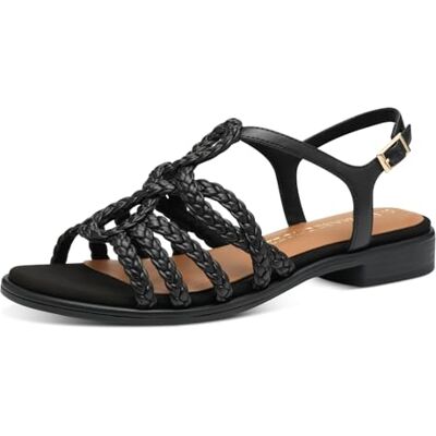 MARCO TOZZI Damer 2–28100-44 sandal, svart, 40 EU MARCO TOZZI Damer 2–28100-44 sandal, svart, 40 EU