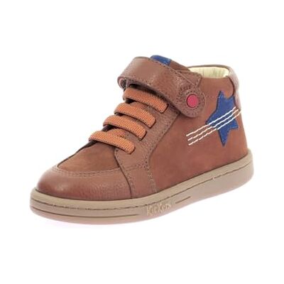 Kickers Tackstari, stövlar för pojkar, Camel Etoile, 32 EU Kickers Tackstari, stövlar för pojkar, Camel Etoile, 32 EU