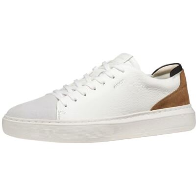 Geox Herr U DEIVEN A sneakers, vit/brun, 46 EU Geox Herr U DEIVEN A sneakers, vit/brun, 46 EU