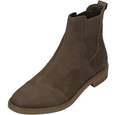 TOMS kvinnors Charlie Chelsea Boot, Canteen Nubuck läder, 9 UK, Kantin nubuck läder, 42.5 EU TOMS kvinnors Charlie Chelsea Boot, Canteen Nubuck läder, 9 UK, Kantin nubuck läder, 42.5 EU
