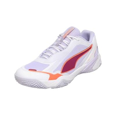 PUMA Unisex Solarstrike W+ 4 inomhus domstolssko, vit värme eld lila krossbär, 36 EU PUMA Unisex Solarstrike W+ 4 inomhus domstolssko, vit värme eld lila krossbär, 36 EU