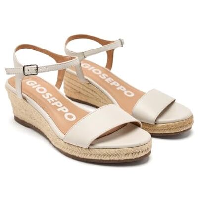 GIOSEPPO YALAHA, Sandaler med kil Typ Flaskor Kvinna, Off-White, 41 EU, Elfenben, 41 EU GIOSEPPO YALAHA, Sandaler med kil Typ Flaskor Kvinna, Off-White, 41 EU, Elfenben, 41 EU