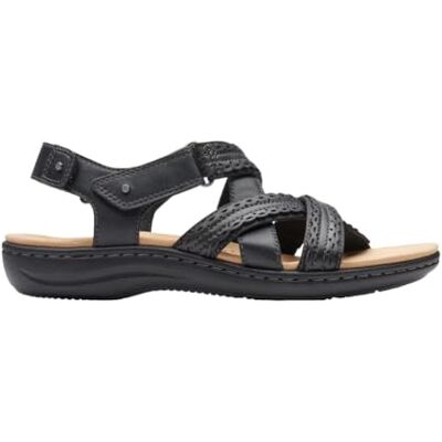 Clarks dam Laurieann Rena platt sandal, Svart kombi, 39 EU Clarks dam Laurieann Rena platt sandal, Svart kombi, 39 EU
