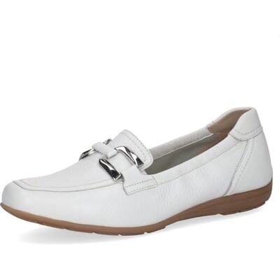 CAPRICE Damen 9-24600-44, Damloafers, Vit Rådjur, 38 EU CAPRICE Damen 9-24600-44, Damloafers, Vit Rådjur, 38 EU