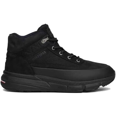 Tommy Hilfiger herr Hilfiger Warm Nubuck Hybrid B (FM0FM05189) stövlar, svart (svart), 11 UK, Svart, 46 EU Tommy Hilfiger herr Hilfiger Warm Nubuck Hybrid B (FM0FM05189) stövlar, svart (svart), 11 UK, Svart, 46 EU