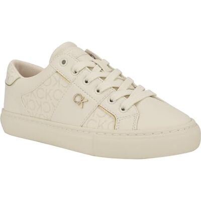 Calvin dam Charie Sneaker, Elfenben logotyp 150, 5.5 Calvin dam Charie Sneaker, Elfenben logotyp 150, 5.5