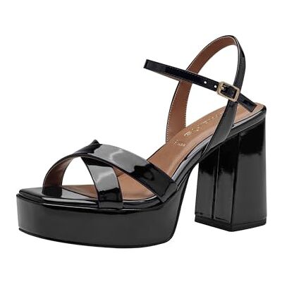 Tamaris dam 1-28051-42 sandal med klack, svart, 41 EU Tamaris dam 1-28051-42 sandal med klack, svart, 41 EU
