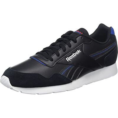 Reebok Herr Royal Glide Sneaker, Core svart vektor röd vektor blå, 41 EU Reebok Herr Royal Glide Sneaker, Core svart vektor röd vektor blå, 41 EU