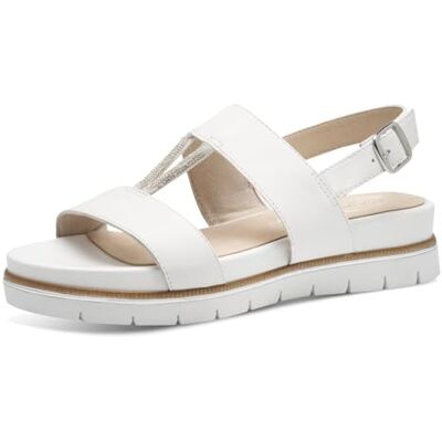 Tamaris Comfort dam kilsandaler, vit, 37 EU, Vit, 37 EU Tamaris Comfort dam kilsandaler, vit, 37 EU, Vit, 37 EU