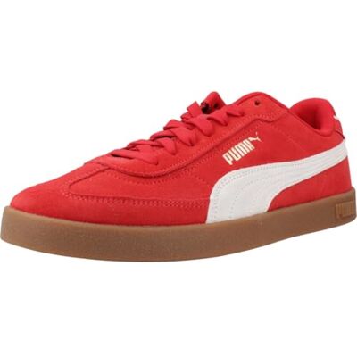 PUMA Unisex Club II Era SuedeSneaker, For All Time röd vit guld, 35.5 EU PUMA Unisex Club II Era SuedeSneaker, For All Time röd vit guld, 35.5 EU