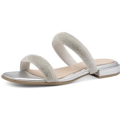 MARCO TOZZI Damer 2-87100-42 sandal, Metallic, 41 EU MARCO TOZZI Damer 2-87100-42 sandal, Metallic, 41 EU