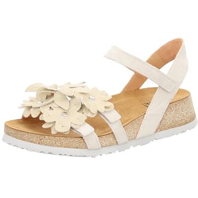 Think! Damen KOAK chromfrei gegerbte nachhaltige Sandale, IVORY/KOMBI 1010 Think! Damen KOAK chromfrei gegerbte nachhaltige Sandale, IVORY/KOMBI 1010