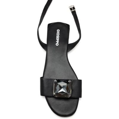 GIOSEPPO MEEME, platta damsandaler, svart, 41 EU, Svart noir noir, 41 EU GIOSEPPO MEEME, platta damsandaler, svart, 41 EU, Svart noir noir, 41 EU
