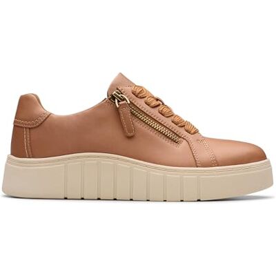 Clarks Mykah Joy Womens Tan Leather, 3.5 Clarks Mykah Joy Womens Tan Leather, 3.5