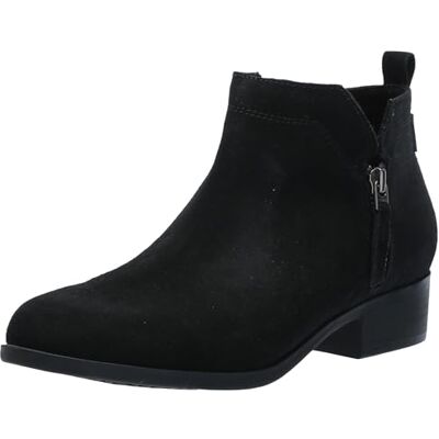TOMS kvinnors Dahlia ankelstövel, Black Suede/Heritage Canvas, 3,5 UK, Svart mocka arv kanvas, 36 EU TOMS kvinnors Dahlia ankelstövel, Black Suede/Heritage Canvas, 3,5 UK, Svart mocka arv kanvas, 36 EU