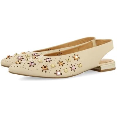 GIOSEPPO DAKOVO, Balett Flat Kvinna, Off-White, 41 EU, Elfenben, 41 EU GIOSEPPO DAKOVO, Balett Flat Kvinna, Off-White, 41 EU, Elfenben, 41 EU