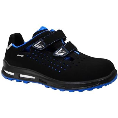 ELTEN Säkerhetsskor IMPULSE XXT blue easy ESD S1, dam och herrar, textil, plastmössa (lättare än stålhätta), lätta, sportiga, svart/blå, storlek: 37 ELTEN Säkerhetsskor IMPULSE XXT blue easy ESD S1, dam och herrar, textil, plastmössa (lättare än stålhätta), lätta, sportiga, svart/blå, storlek: 37