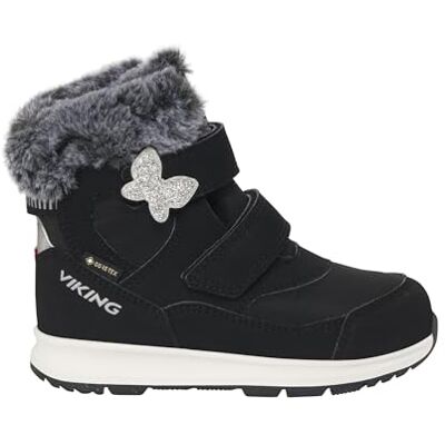 Viking Unisex barn Belle Butterfly Warm GTX 2 V Equestrian Boot, svart, 24 EU Viking Unisex barn Belle Butterfly Warm GTX 2 V Equestrian Boot, svart, 24 EU
