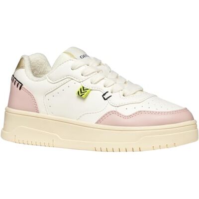 Geox J LESTRELLA Girl C sneakers, vit/LT ros, 36 EU Geox J LESTRELLA Girl C sneakers, vit/LT ros, 36 EU